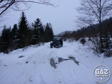 Gaz 69, zima, off-road