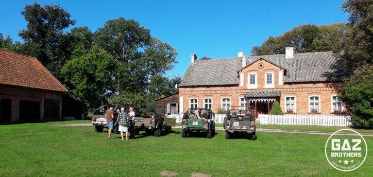 Samochody terenowe Gaz 69. Rekonesans przed eventem w hotelu Marina Golf Club Gaz 69, event, mazurski dom