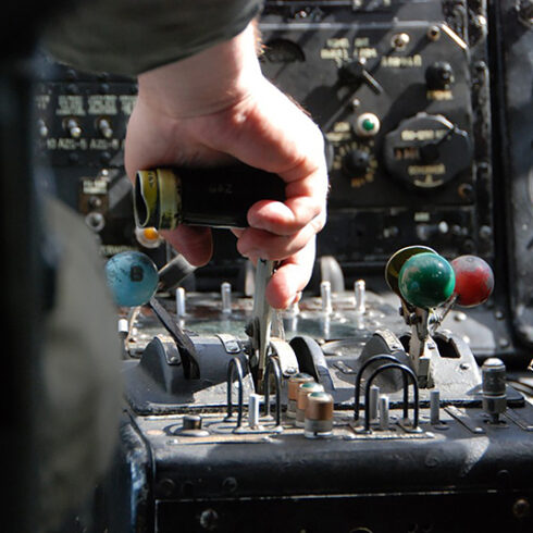 Samolot An-2 na integracji firmowej.