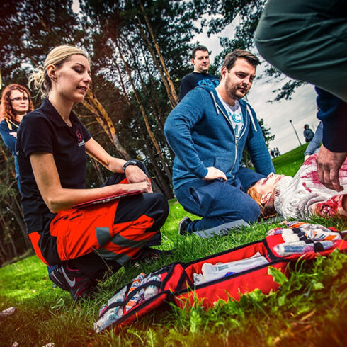 Ratownictwo medyczne na evencie firmowym