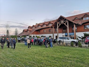 Off-roadnad Zegrzem w hotelu Cicha Woda.